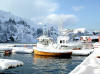 Vinter i Kalvåg hamn